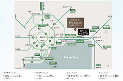 リビオシティ船橋北習志野ミッドレジデンス アクセス図