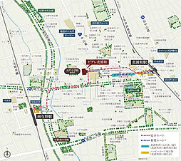 ビアレ北浦和 現地案内図