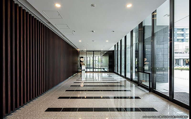 ベイサイドタワー晴海 メインエントランス竣工写真