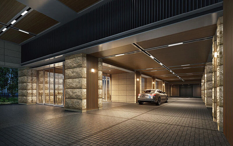 グランドヒルズ南青山 エントランス完成予想図