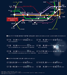 グランドヒルズ南青山 アクセス図