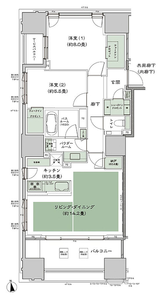 グランドヒルズ南青山 間取り A