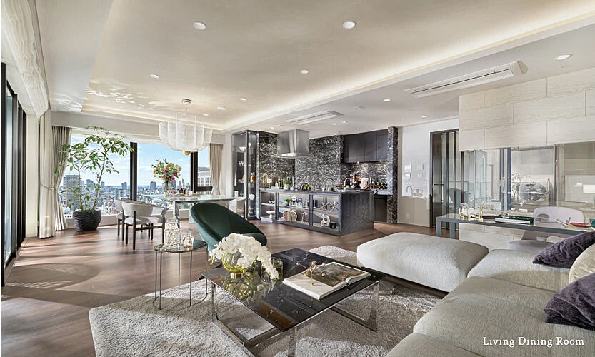 シティタワー虎ノ門 リビング・ダイニング