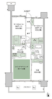 シティハウス平井 間取り C-B1a-標準