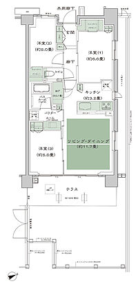 シティテラス善福寺公園 間取り D-Et