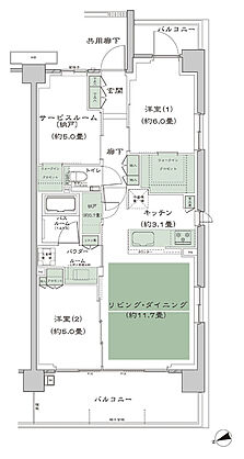 シティテラス善福寺公園 間取り A-C1