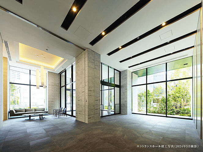 シティテラス南砂 エントランスホール竣工写真