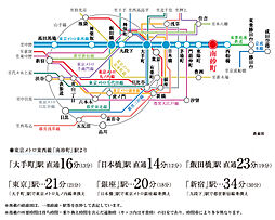 シティテラス南砂 アクセス図