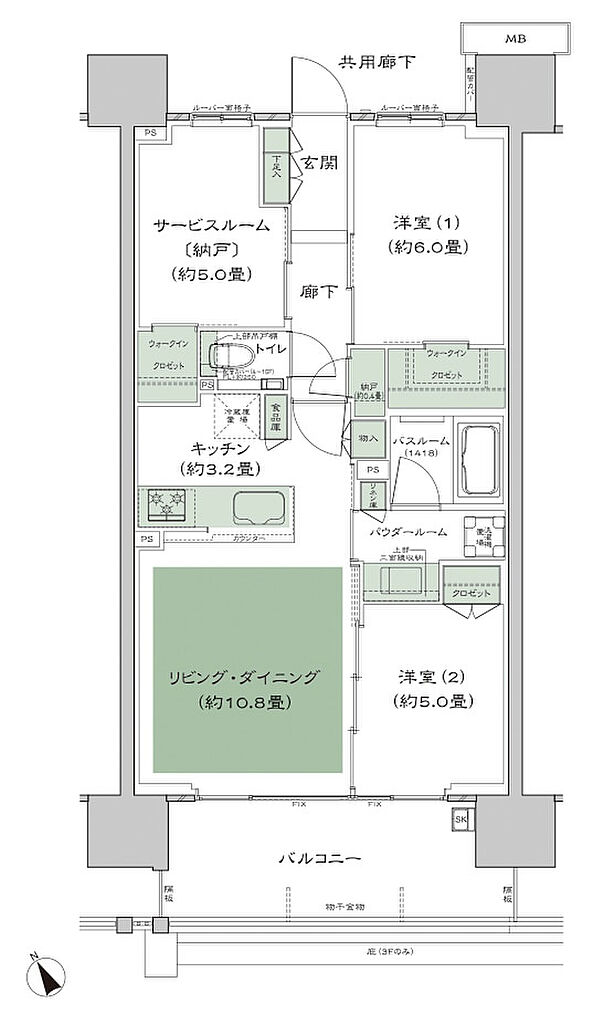 シティテラス南砂 間取り A10