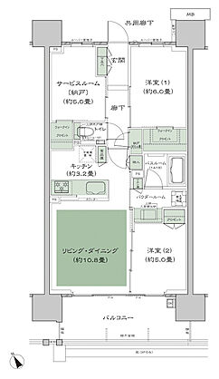 シティテラス南砂 間取り A10