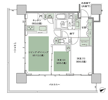 グランドシティタワー池袋 間取り S-60B-標準