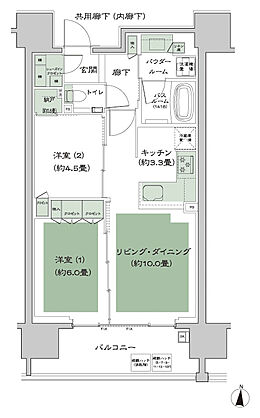 シティハウス湯島ステーションコート 間取り B3
