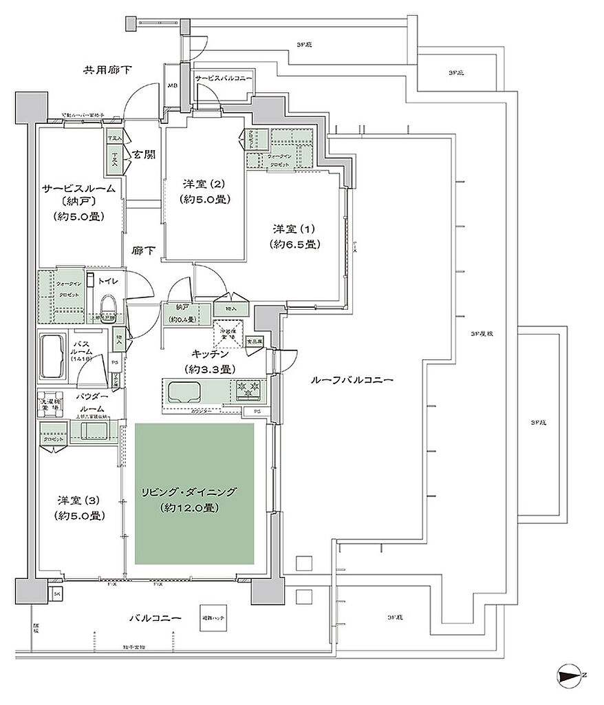 シティテラス桜上水 間取り D-Dr-4