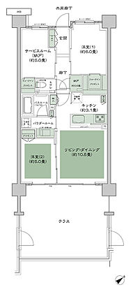 ガーデンハウス成増 間取り E3’ct