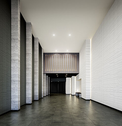 シティタワー名古屋東別院 エントランスホール完成予想図