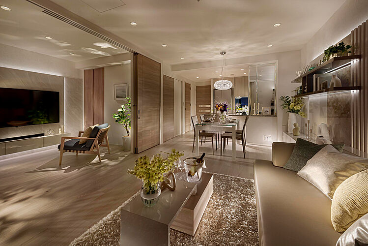 シティタワー名古屋東別院 リビング・ダイニング