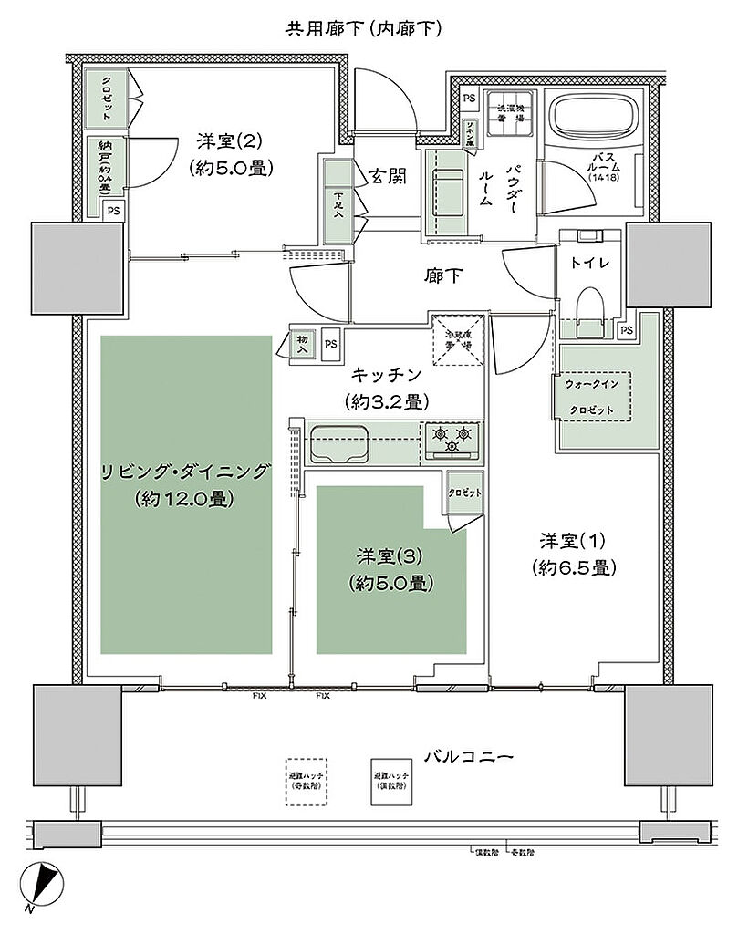 シティタワー錦糸公園 間取り B-3