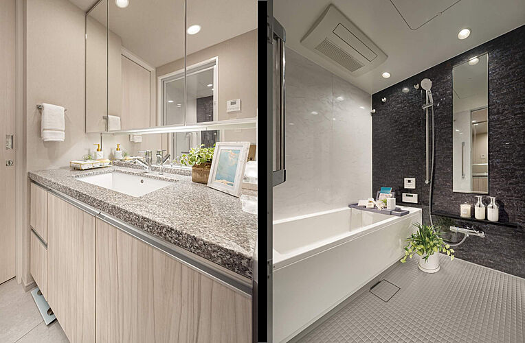 シティタワー泉一丁目 パウダールーム／バスルーム