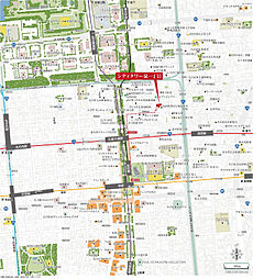 シティタワー泉一丁目 現地案内図
