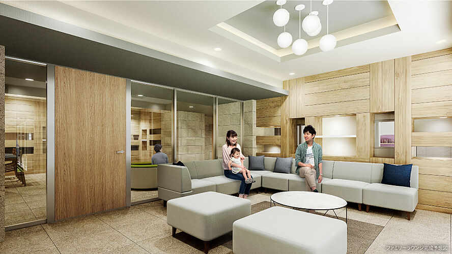ソライエテラス　ウエスト ファミリーラウンジ完成予想図