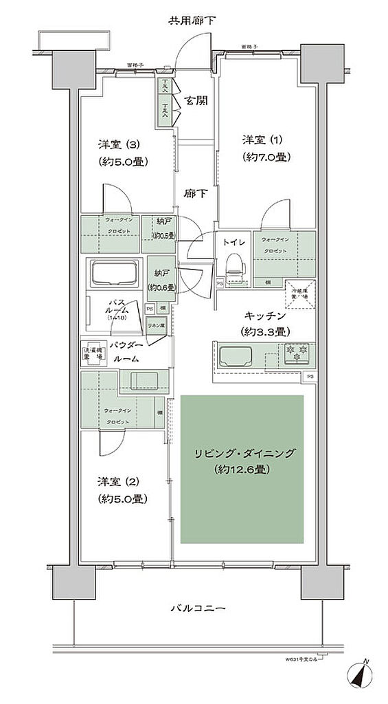 ソライエテラス　ウエスト 間取り G-B4
