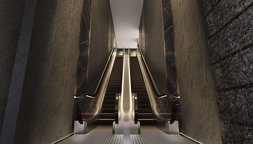 W CITY TOWERS WEST エントランス（2階）完成予想図