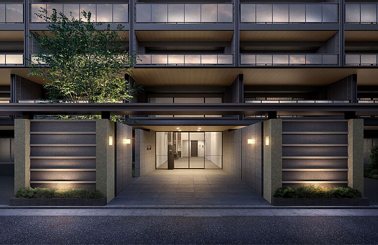 シティハウス京都二条城　北邸 北邸エントランス完成予想図