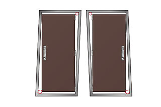 ライオンズ東翠町 耐震ドア枠