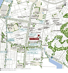 ライオンズ東翠町 現地案内図