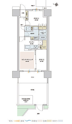 ザ・ライオンズ西九条 間取り G1