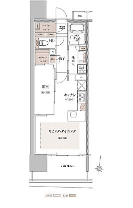 ザ・ライオンズ横川 間取り B