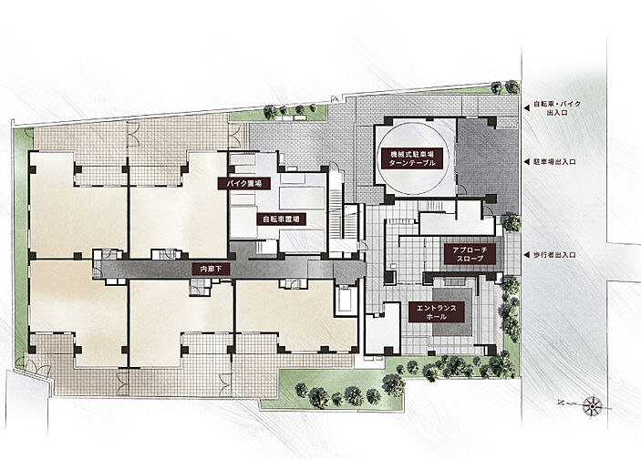 ザ・ライオンズ大岡山 共用部