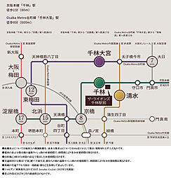 ザ・ライオンズ千林駅前 アクセス図