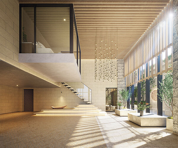 ザ・ライオンズ本郷 エントランスホール完成予想図