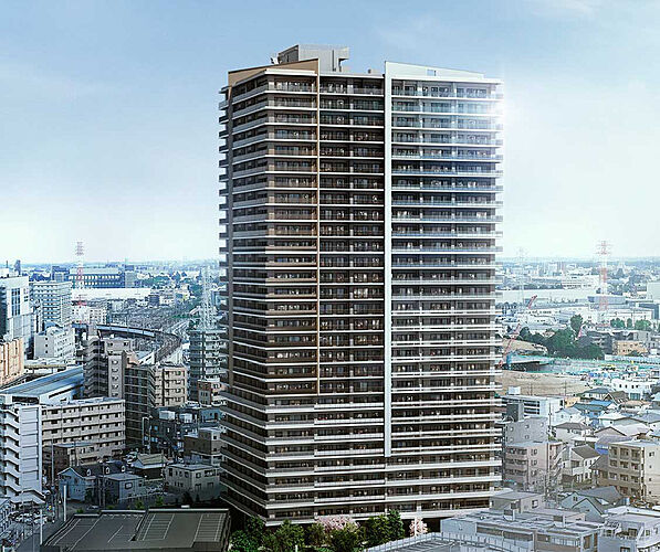 ブランズタワー橋本 外観完成予想CG