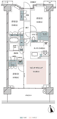 ブランズ津田沼奏の杜二丁目 間取り G