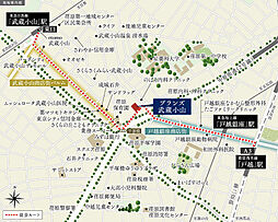 ブランズ武蔵小山 現地案内図