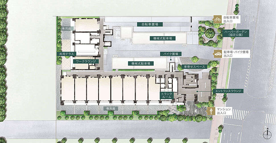 ブランズシティ品川テラス 共用部