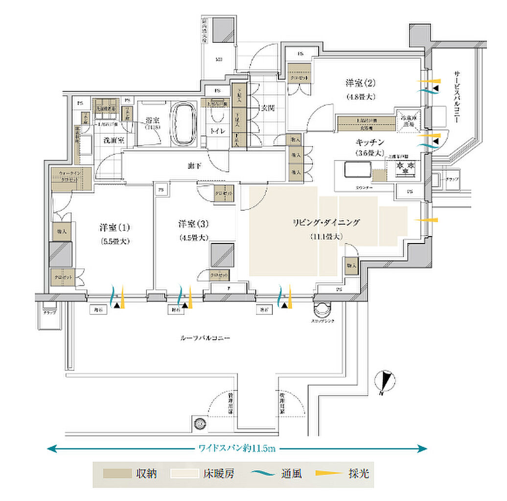 ブランズ西小山 間取り O
