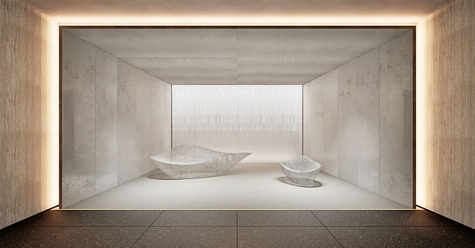 Brillia 神戸旧居留地 エントランスホール完成予想CG