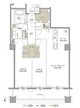Brillia 夙川松園町 間取り B
