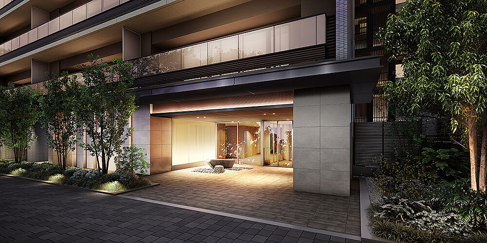 プラウド横浜東神奈川フロント ( 第2期 4次 ) エントランス完成予想CG