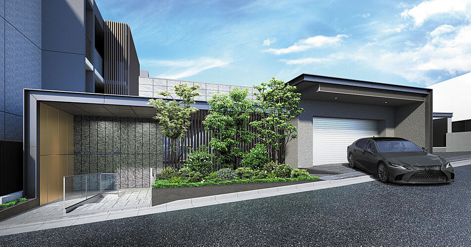 プラウド美しが丘ヒルサイド エントランス完成予想CG