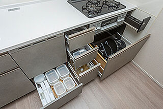 西千葉レジデンス アベニュー ( 第2期 ) スライド収納（ソフトクローズ付）