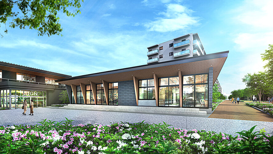 西千葉レジデンス アベニュー ( 第2期 ) パークコモンズ完成予想CG