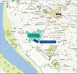 リーフシティ市川　ザ・タワー 現地案内図