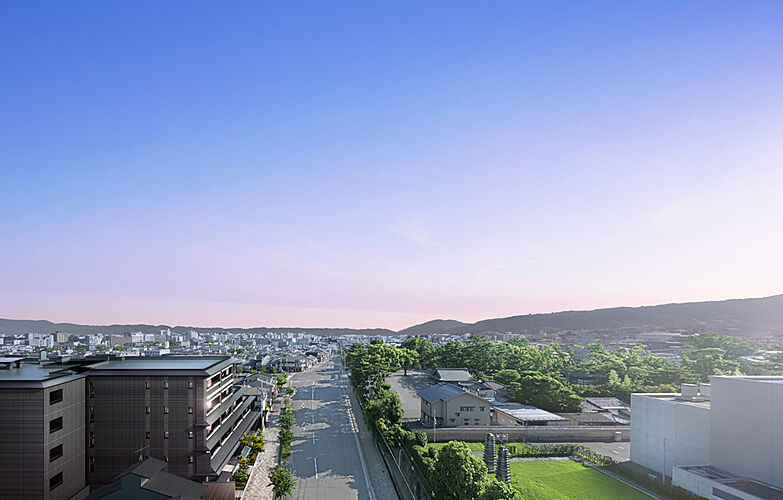 レジデンス　ザ　京都東山大和大路 外観完成予想図