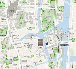 パークタワー品川天王洲 現地案内図