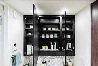 パークホームズ東札幌 三面鏡裏収納