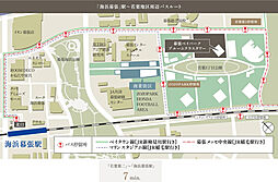 幕張ベイパーク　ブルームテラスタワー アクセス図